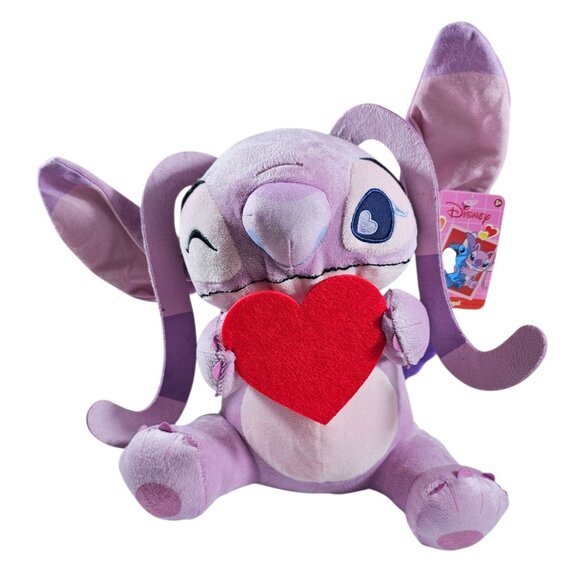 Disney Other - Disney Angel Valentine’s Day Plush (Experiment 624) Holding Heart Brand New